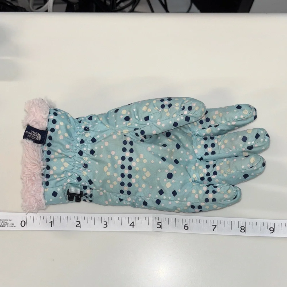 TNF fleece lined gloves kids L The North Face